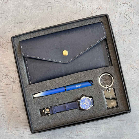 Sister Combo with Customized Clutch, Pen & Keychain