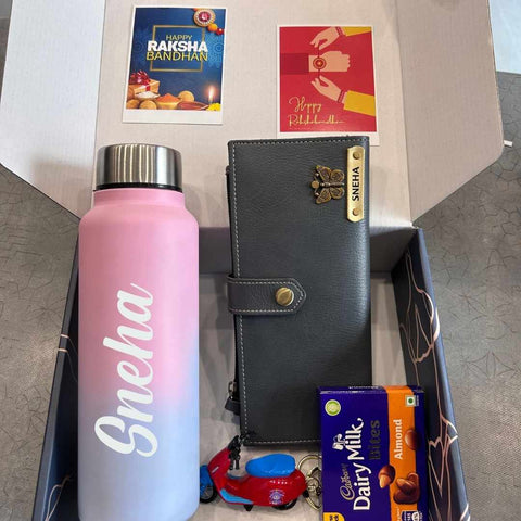 Sister Combo with Personalized Bottle & Wallet