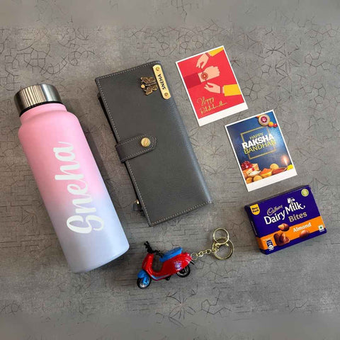Sister Combo with Personalized Bottle & Wallet