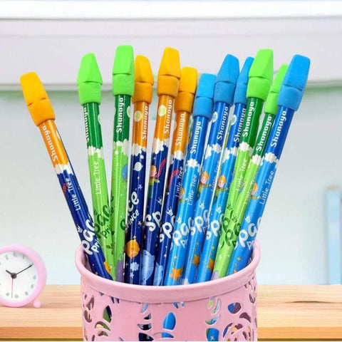 Personalized Space Pencils with Erasers (Set of 12)