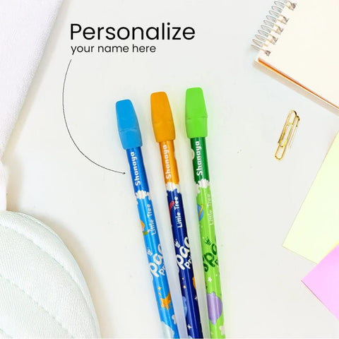 Personalized Space Pencils with Erasers (Set of 12)
