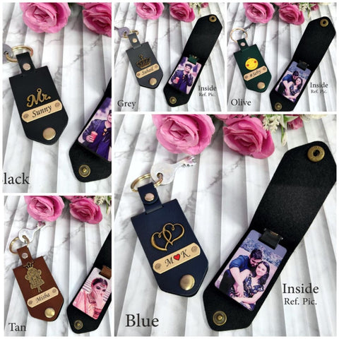 Stylish Dodge Keychain - Photo & Charm Options Available