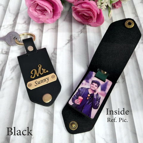 Stylish Dodge Keychain - Photo & Charm Options Available