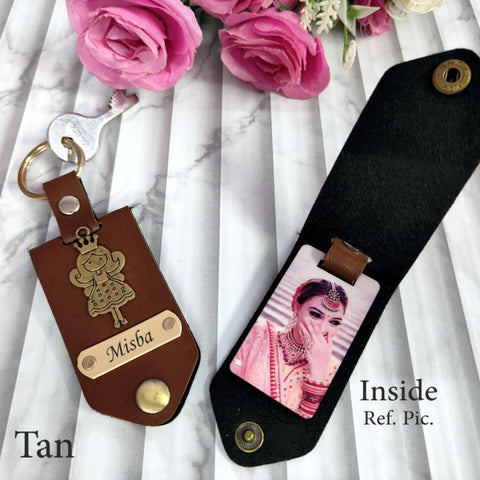 Stylish Dodge Keychain - Photo & Charm Options Available