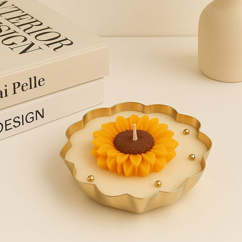 Fragrance Sunflower Design Candle
