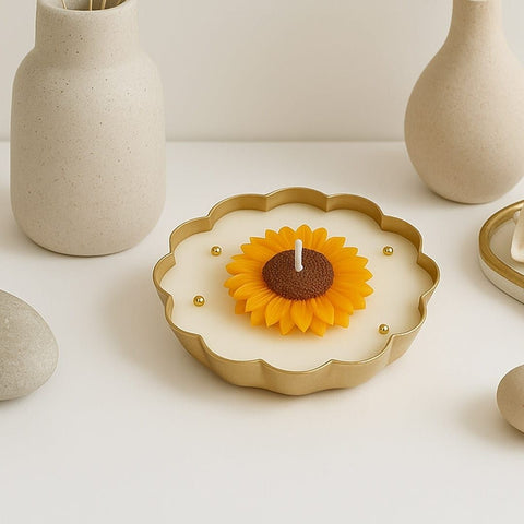 Fragrance Sunflower Design Candle