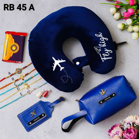 Premium Travel Combo Rakhi Gift with Personalization