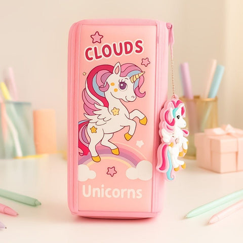 Personalized Unicorn Pencil Pouch for Kids