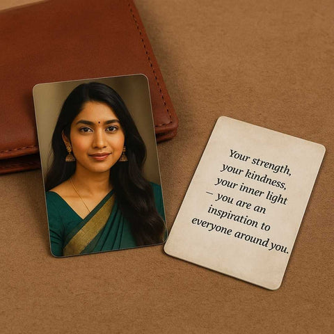 Personalized Wallet Card with Custom Message