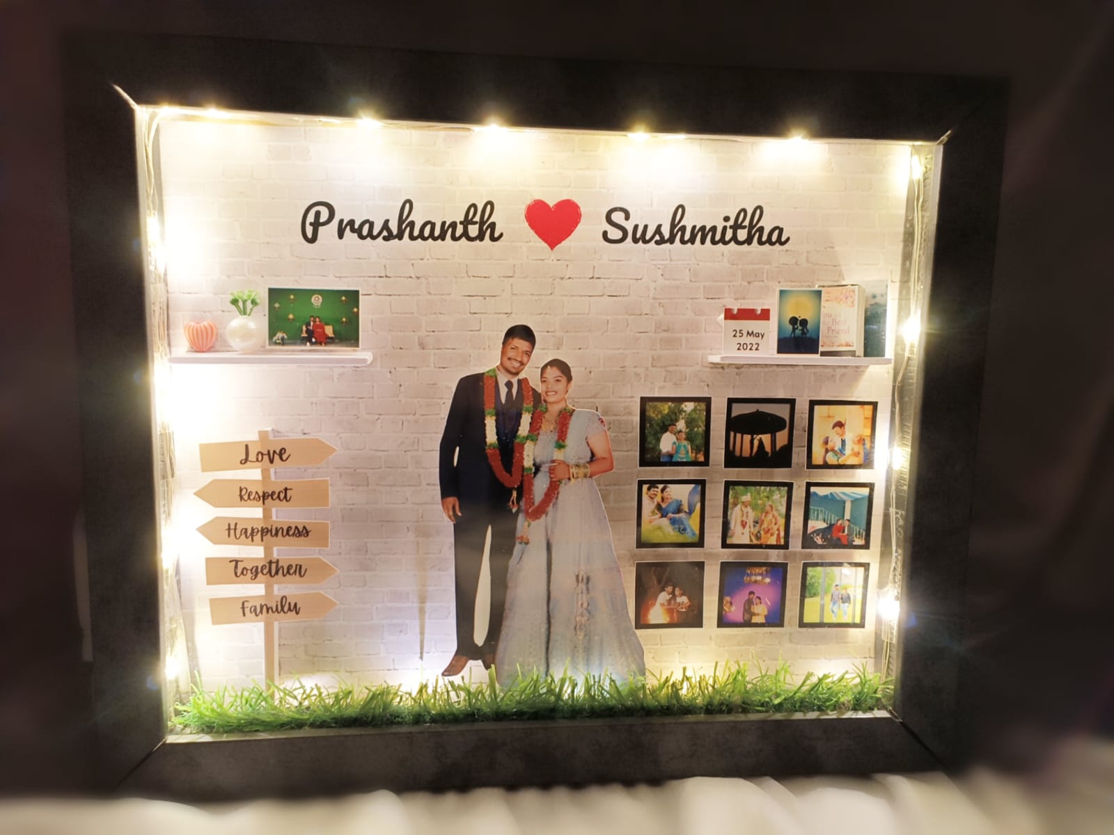 Partition Frame for wedding | Special 3 D Miniature Frame | Wedding Mi –  BBD GIFTS