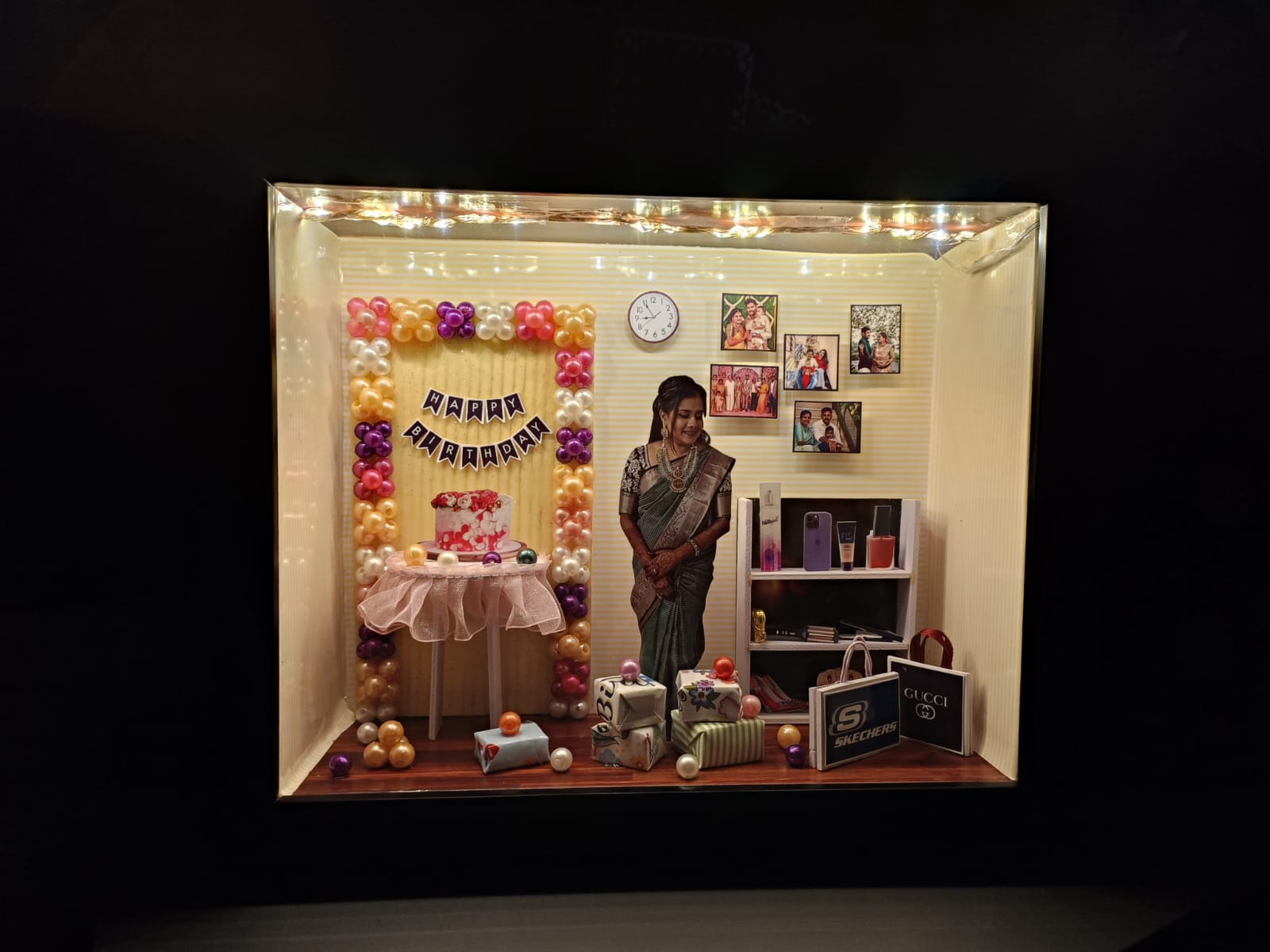 Birthday Shadow box | Bespoke Mini Frames | Best selling miniature frames | Birthday gift | Anniversary gift | Wedding gift