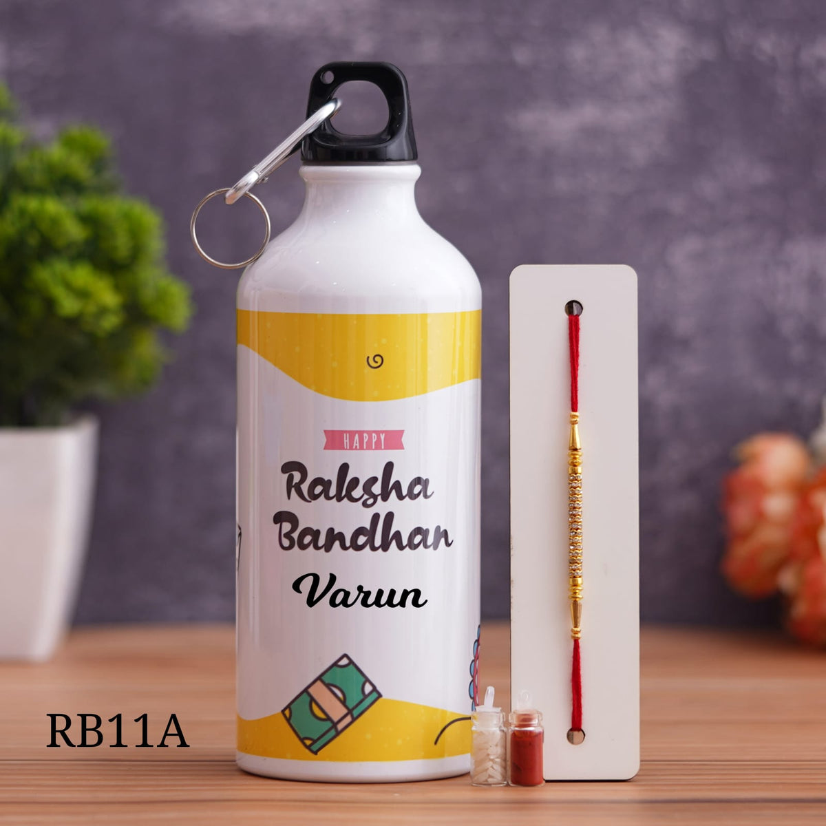 best gift for brother|rakhi combo|Bottle and Rakhi Combo|customized rakhi gidt for brother|rakhi special offer