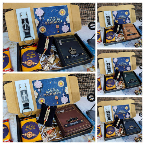 Sleek Wallet Rakhi Hamper|Premium Rakhi box for brother|best gift for brother|