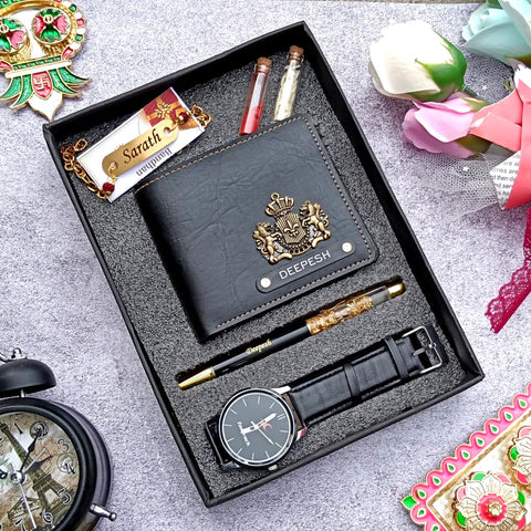 Raksha Bandhan Wrist Watch Combo|Premium Rakhi Gifts for Brother|Personalized Rakhi Combo for Men|