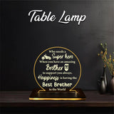 Personalized LED Table Lamp | Custom Photo Frame for Rakhi | Unique Raksha Bandhan Gift|rakhi gift for brother