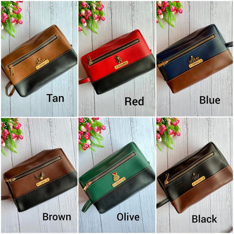 NEXON Personalized Utility Pouch | Custom Name & Charm Travel Bag