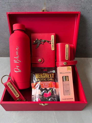 Personalized Women's Gift Hamper | Custom Luxury Box Set with Name
