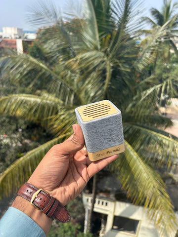 Custom Engraved Bamboo Bluetooth Speaker - Electrica