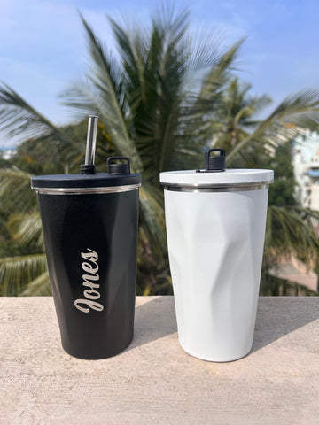 Personalized Umbrella Tumbler | Custom Stainless Steel 450ML