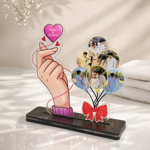 Personalized "Together Forever" Glow Tabletop - Custom Photo & Name Gift