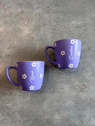 Personalized Couple Mugs: Custom Valentine's Day Gift (Non-Breakable)