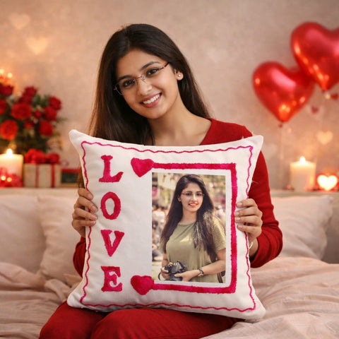 Custom Photo Pillow | Personalized Valentine's Day Gift