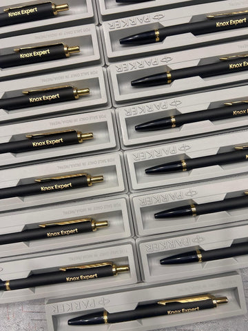 Personalized Parker Engraved Black Matte Ballpoint | Customized pen