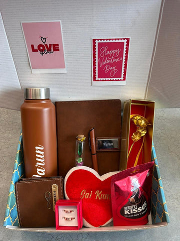 Personalized Valentine's Day Gift Combo for Him & Her | Custom Gifts | chocolate
