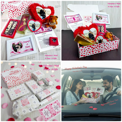 Valentine's Week 8-Day Gift Combo | Personalized Romantic Surprises