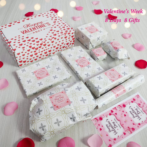 Valentine's Week 8-Day Gift Combo | Personalized Romantic Surprises