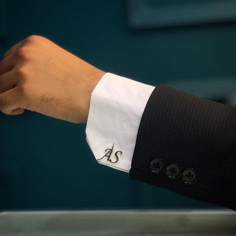 Personalized Initial Cufflinks - Custom Engraved Men's Gifts
