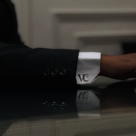 Personalized Initial Cufflinks - Custom Engraved Men's Gifts