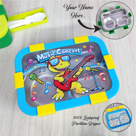 Personalized Kids Leak-Proof Lunch Box | 3 Fun Themes & Custom Name