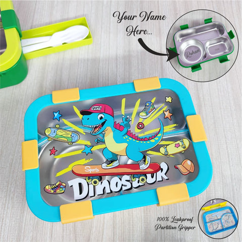 Personalized Kids Leak-Proof Lunch Box | 3 Fun Themes & Custom Name