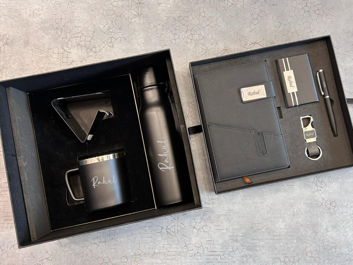 Heptagon Premium Personalized Gift Set – 7-in-1 Combo with Name Customization