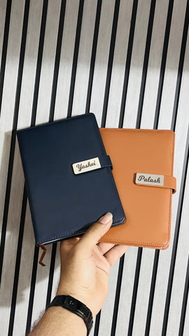 Personalized Magnet Lock Diary – Custom Name Engraved Premium Diary Gift in 5 Colors