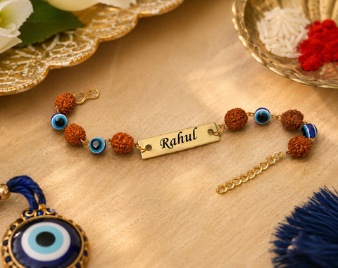 Rakhi 6.0 ( Evil Eye Rudraksha Rakhi)