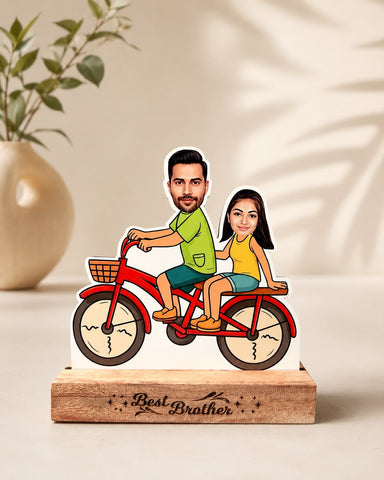 Personalised Caricature Table Top | Custom Photo Gift | Rakhi Special