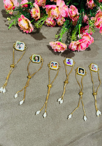 Resin Bracelet Rakhi | Handcrafted Rakhi for Brother | Raksha Bandhan Gift India