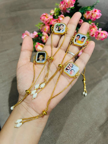 Resin Bracelet Rakhi | Handcrafted Rakhi for Brother | Raksha Bandhan Gift India