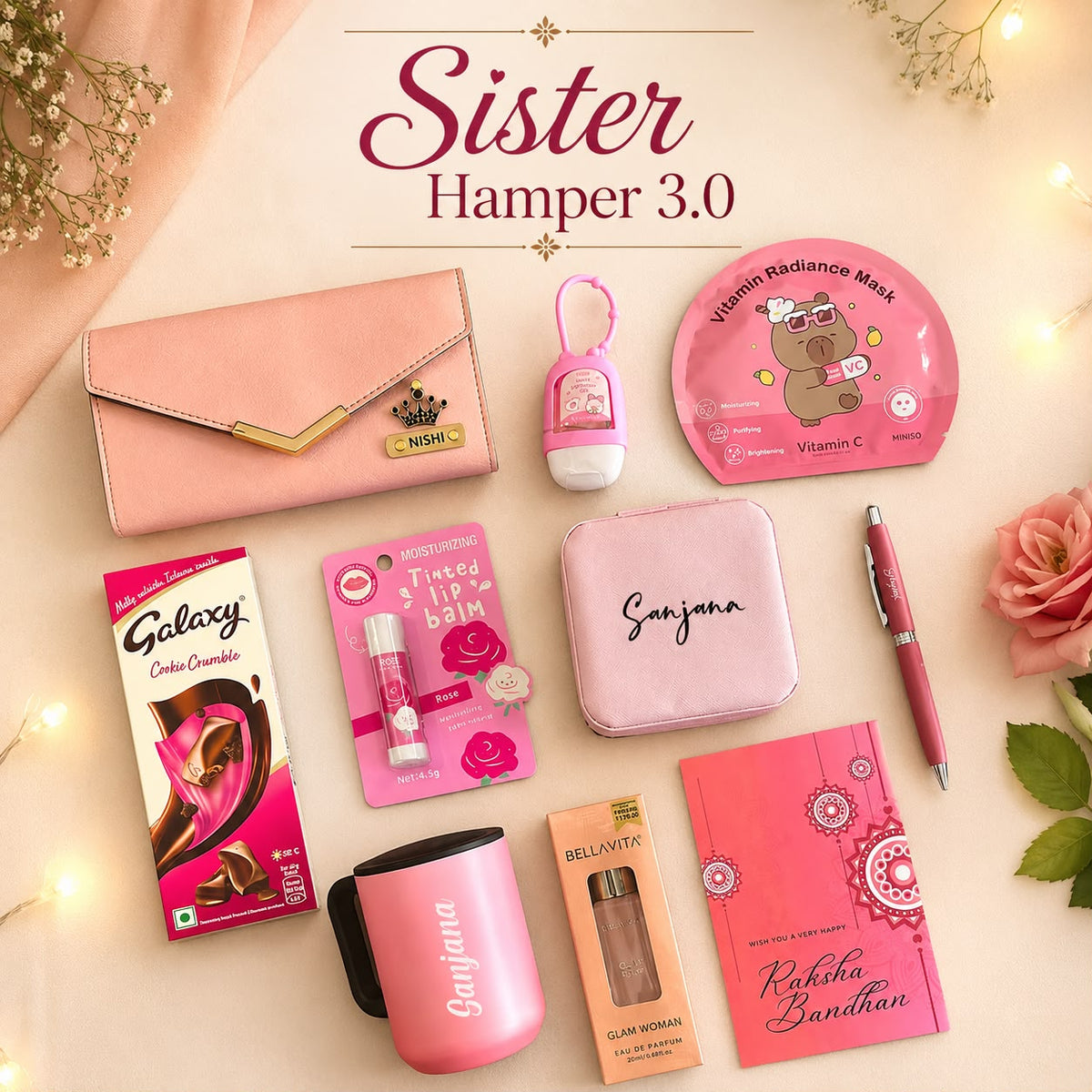 Sister Hamper 3.0 | Personalised Rakhi Gift Hamper for Sister | Rakhi 2026 | BBD Gifts