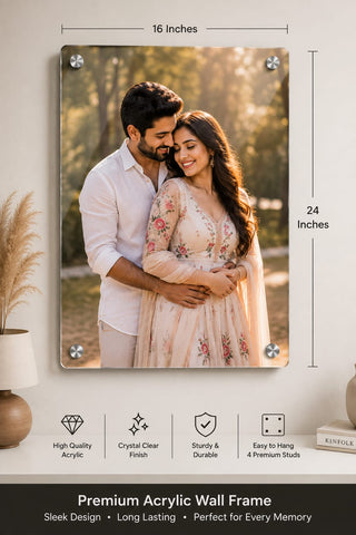Custom Acrylic Photo Frame 16*24 inches | Vibrant Wall Art Print