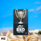 World best metal trophy | Best gift for brother | Best bro ever | Special gift for raksha bandhan | Rakhi special gift