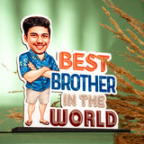 best gift for brother| Caricature Table Top |rakhi sprcial gift to brother|customized rakhi gift to bhayya|