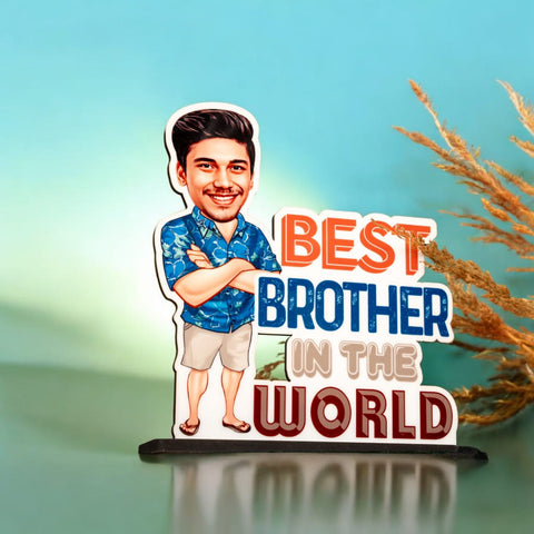 best gift for brother| Caricature Table Top |rakhi sprcial gift to brother|customized rakhi gift to bhayya|