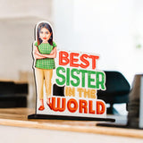 best gift for sister| Caricature Table Top |rakhi sprcial gift to sister|customized rakhi gift to behan|