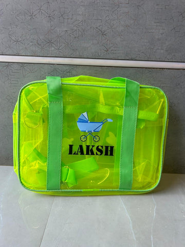 Personalized Jelly Duffle Bag | Custom Name & Characters for Kids