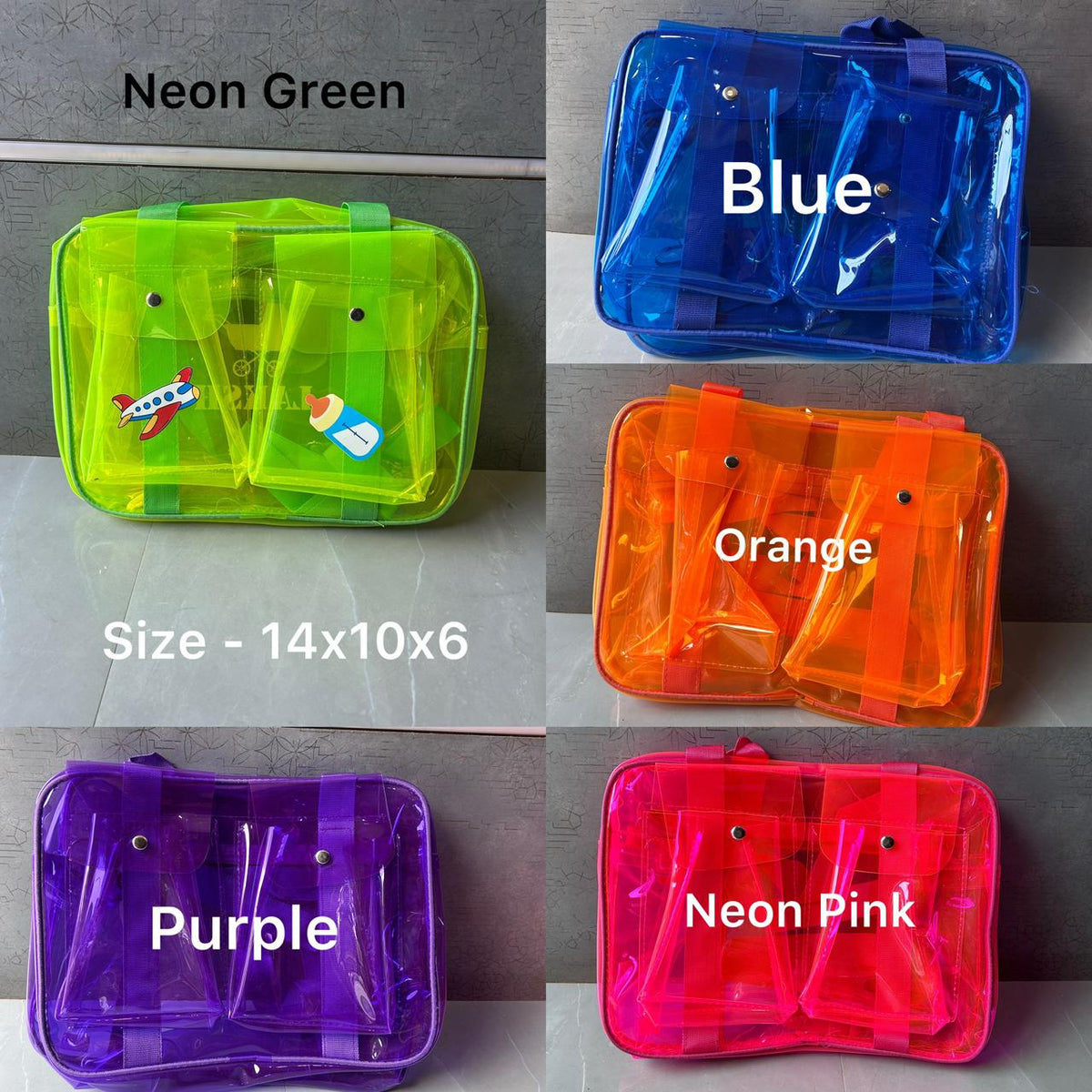 Personalized Jelly Duffle Bag | Custom Name & Characters for Kids