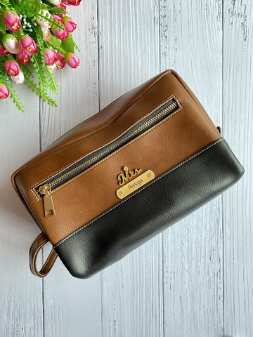 NEXON Personalized Utility Pouch | Custom Name & Charm Travel Bag