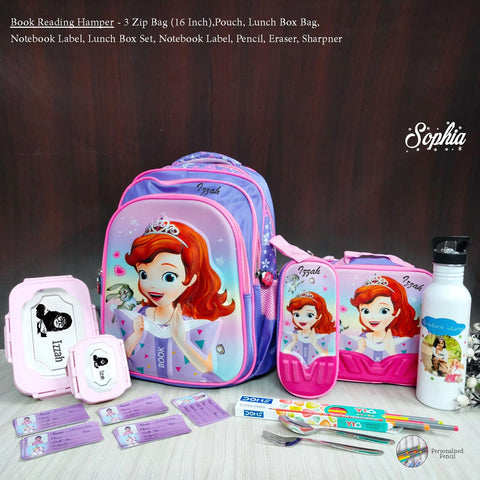 Personalized School Hamper | Custom Book Reading Theme Set for Kids